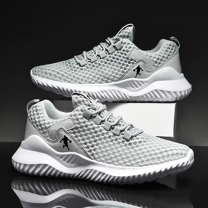 Hommes baskets blanc clair respirant chaussures De course
