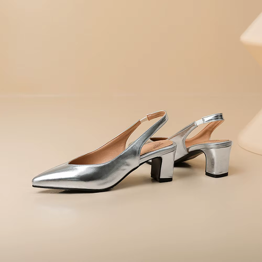 Sandales à talons épais pour femmes, mode printemps-été, robe pointue, couvre-chaussures de mariée, vêtements de travail, escarpins, chaussures BK19-21