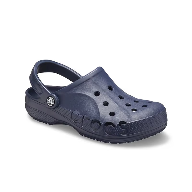 Crocs Baya Clog : Sabots de couleur unie, confortables, durables, doux, respirants et légers pour hommes et femmes - Bleu 10126-410