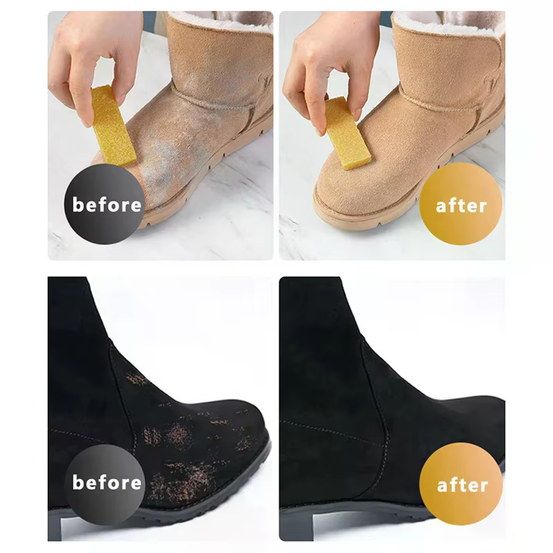 Nettoyant pour chaussures en daim mat et cuir – Gomme de nettoyage