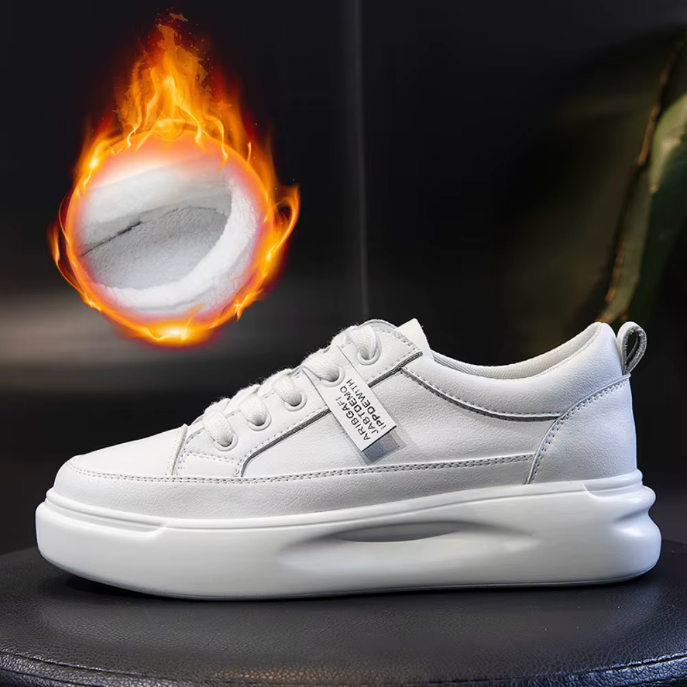 Baskets en cuir pour femme