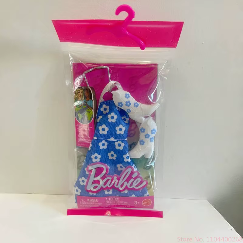 Pour Barbie garde-robe vêtements poupée vacances mode robes sacs chaussures accessoires ensembles à langer fille princesse habiller jouets cadeaux