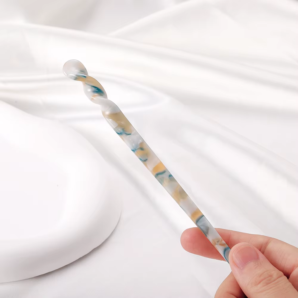 Baguettes à cheveux en résine d'acétate Vintage, épingles à cheveux pour femmes, épingle à cheveux, couvre-chef, accessoires de bijoux de cheveux de mariage