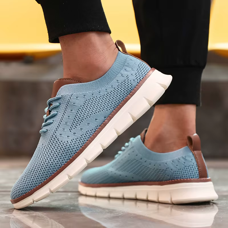 Chaussures tricotées décontractées ultra-légères pour hommes