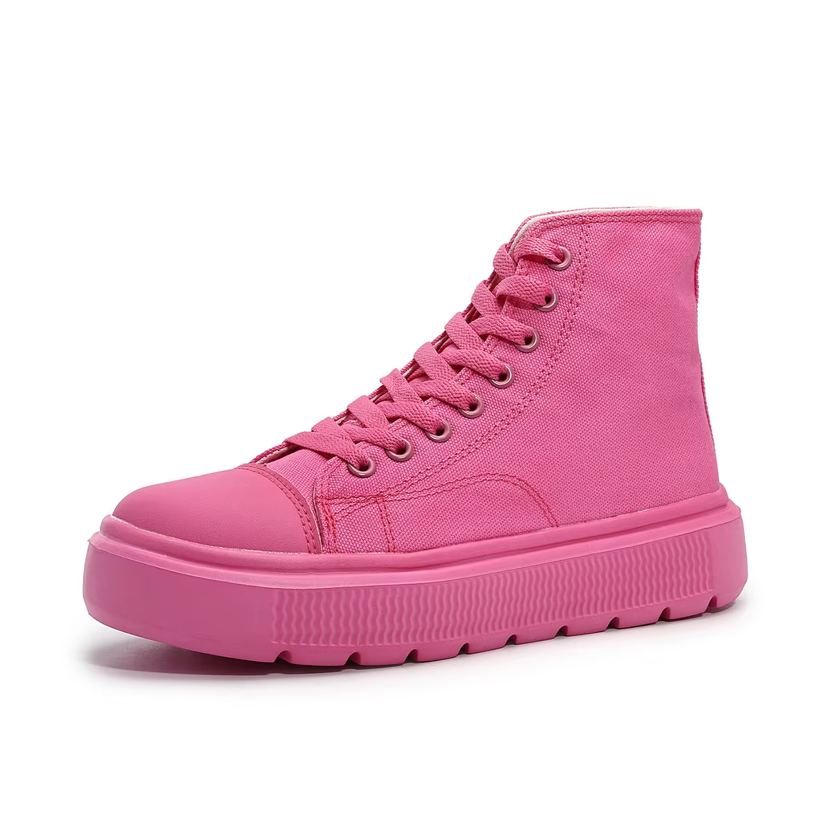 Femmes toile chaussures haut femme