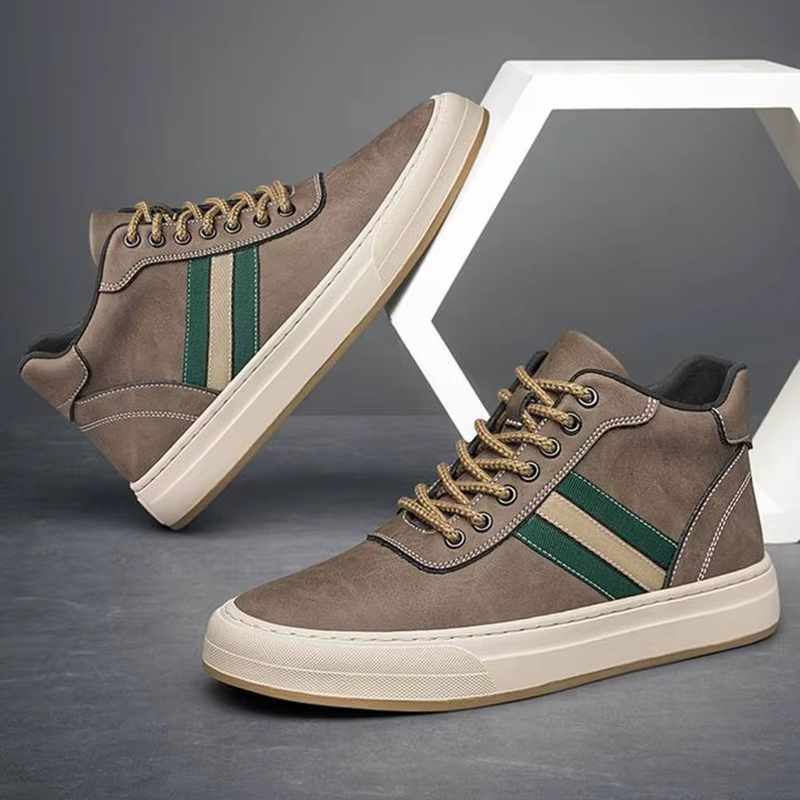Chaussures d'ascenseur pour hommes augmenter 6cm baskets