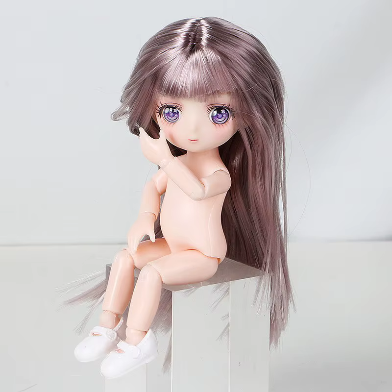 Ensemble de figurines d'anime de style dessin animé 3D, poupée de style Barbie, plusieurs styles disponibles, poupées nues pour collectionneurs