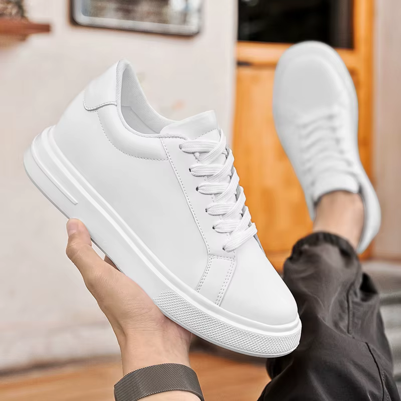 Nouveaux hommes baskets ascenseur chaussures rehaussant la hauteur augmenter semelle intérieure 6-10CM talons hauts