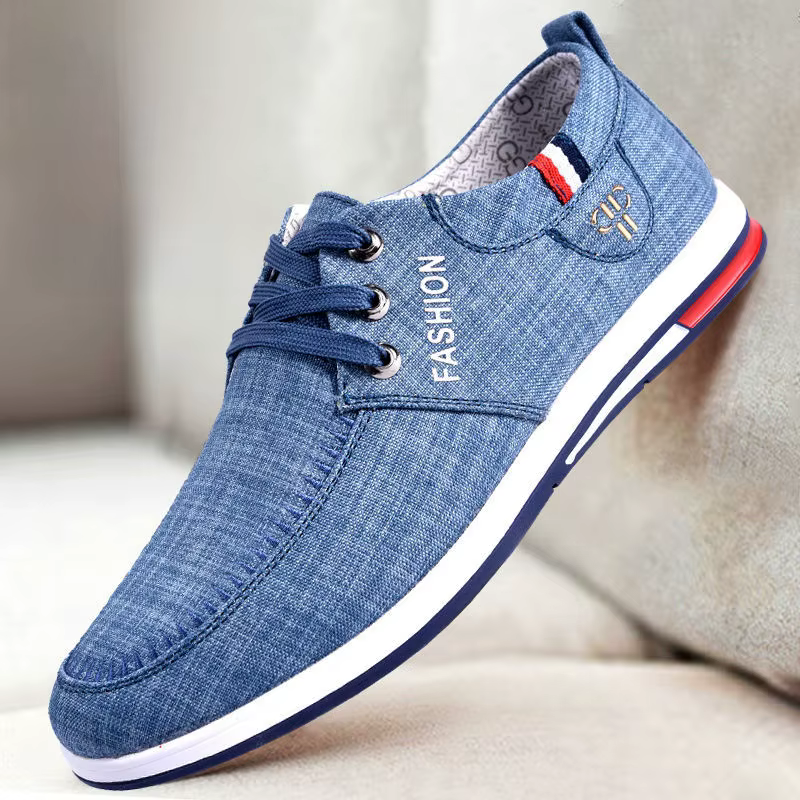 Chaussures en toile pour homme style coréen Beijing Old Man – Anti-odeur