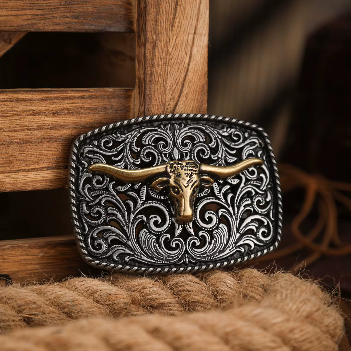 1 Boucle de ceinture de style occidental