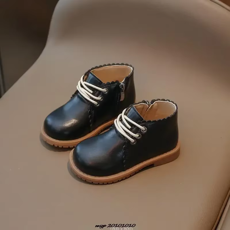 Jogerli printemps automne nouveau bébé bottes courtes chaussures pour enfants fille enfant en bas âge