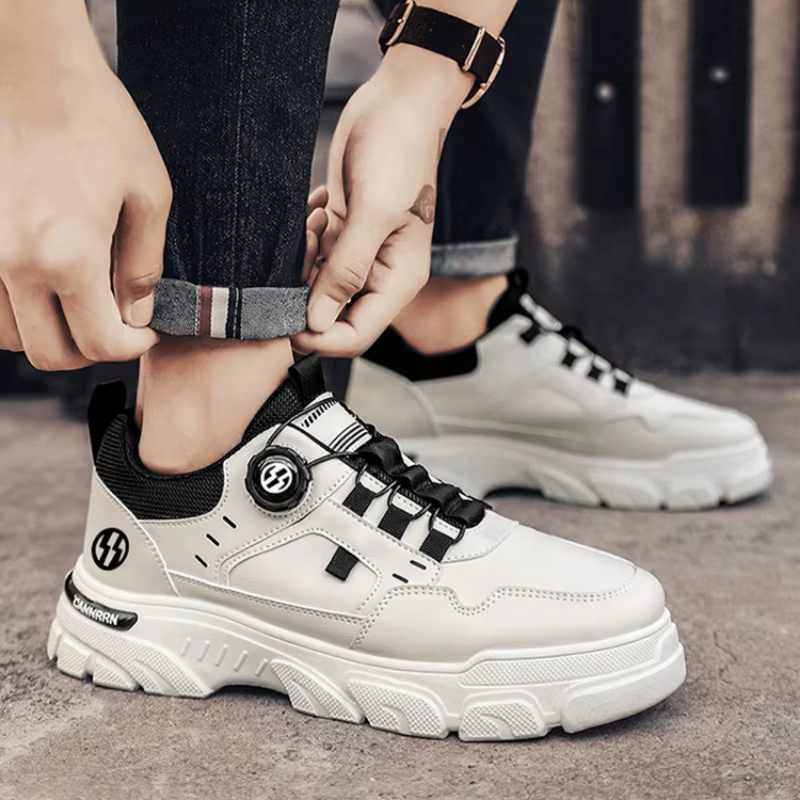 Baskets Homme Tendance Printemps Vente Chaude Confortables à Semelle Souple Chaussures Décontractées
