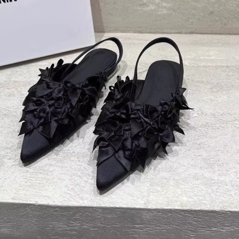 Mode française femmes chaussure été nouveau pointu