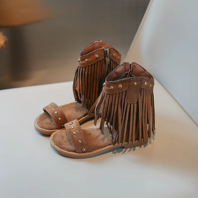 Sandales cloutées mode chaussures pour enfants filles