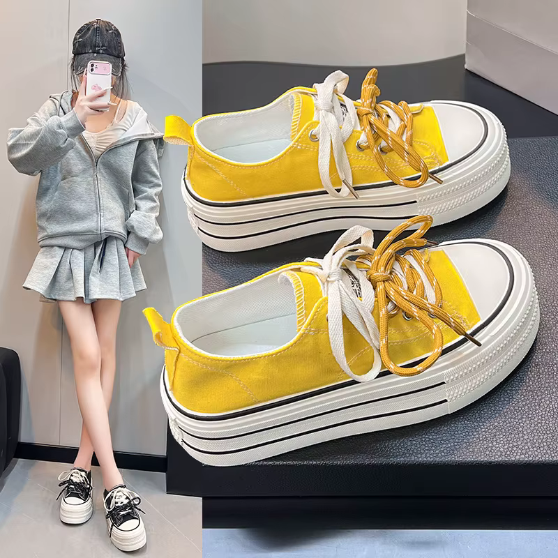 Chaussures décontractées en toile pour femmes