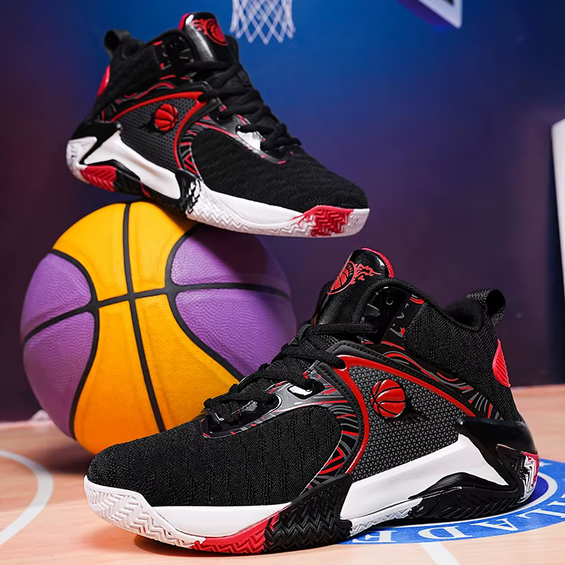 Chaussures de basket-ball coordonnantes pour hommes