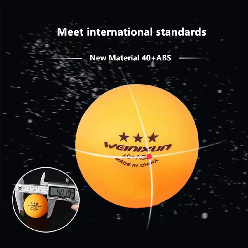 Tennis de table 3 étoiles, nouveau matériau A40, très élastique, durable, pour l'entraînement
