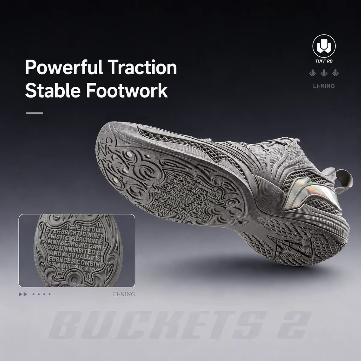 Li-Ning JIMMY BUTLER BUCKETS 2 Chaussures de basket-ball professionnelles pour hommes LIGHT FOAM ULTRA