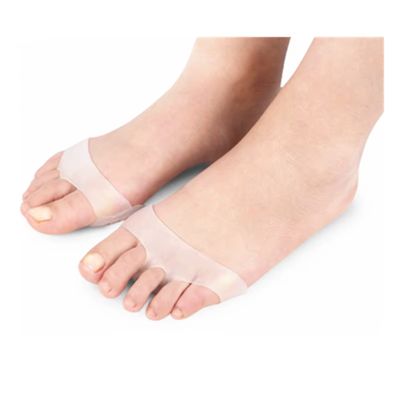 Semelles intérieures en Gel de silice nid d'abeille avant coussin SEBS respirant Anti-douleur semelle dame chaussures à