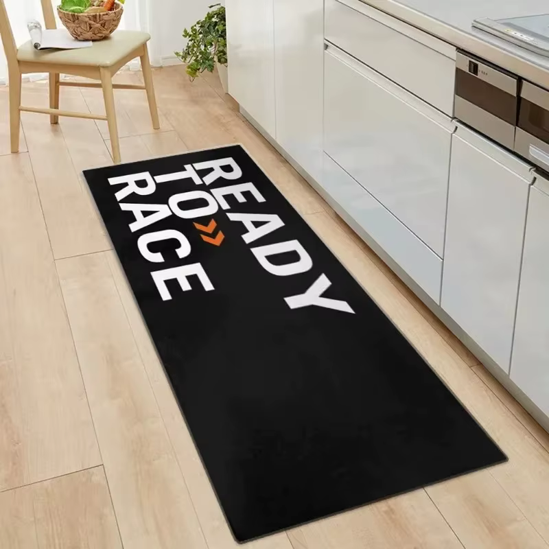 Tapis d'entretien professionnel pour moto VIKAMA, protège les sols de garage, adapté aux motos tout-terrain et à la décoration de garage à domicile