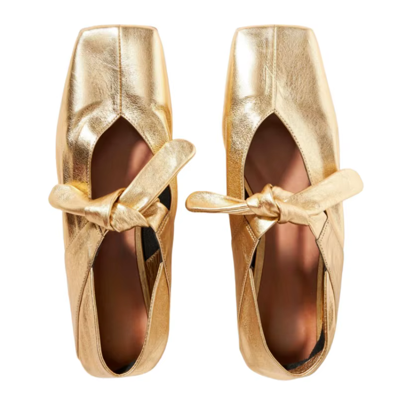 Chaussures simples à semelle plate concise à sangle croisée pour femmes