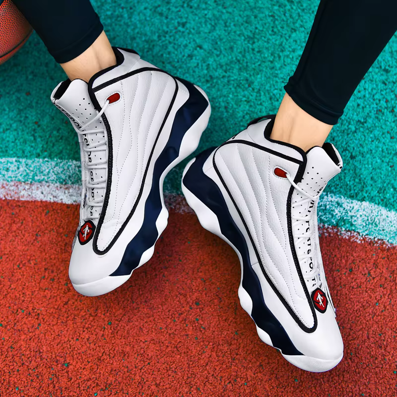 Chaussures de basket-ball classiques et pratiques pour sports de plein air décontractés pour hommes
