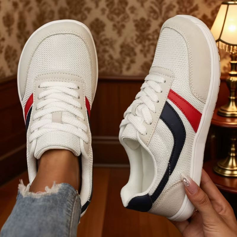 Chaussures à bout large pour femmes baskets pieds nus décontracté