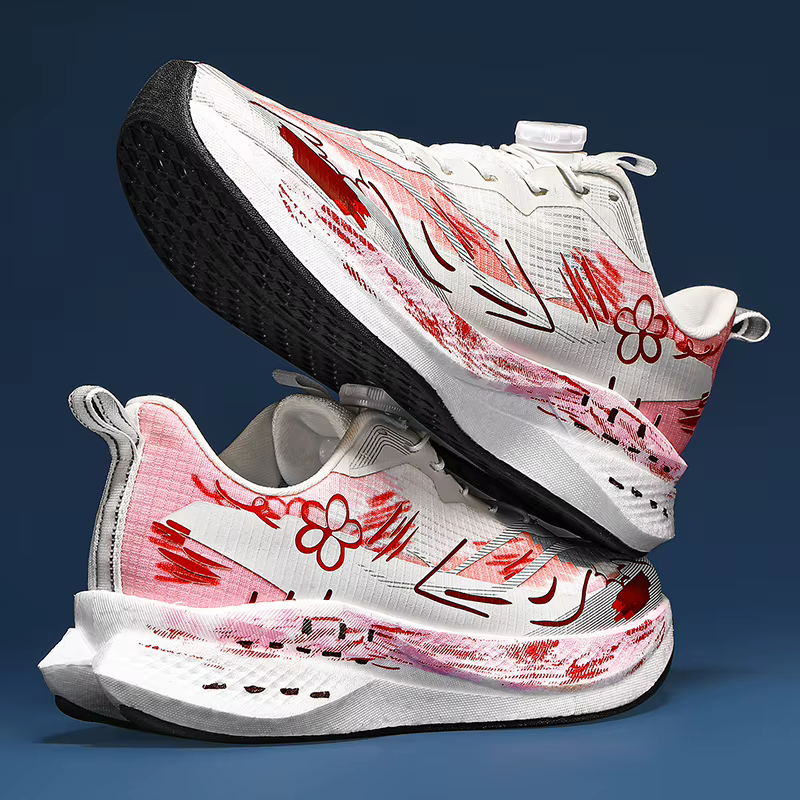 Chaussures de course professionnelles en carbone pour marathon, hommes et femmes, légères, antidérapantes, pour l'entraînement, le tennis
