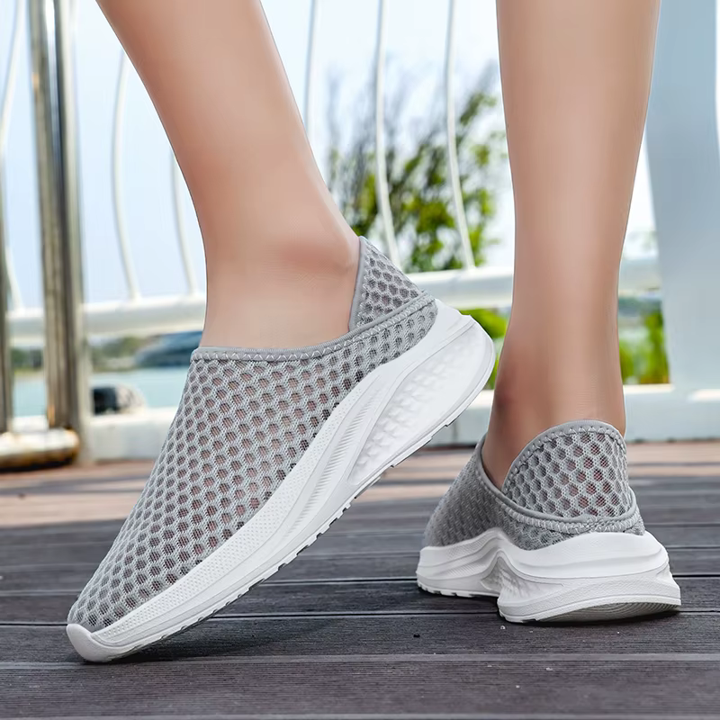 Femmes chaussures mocassins marche légère respirant été