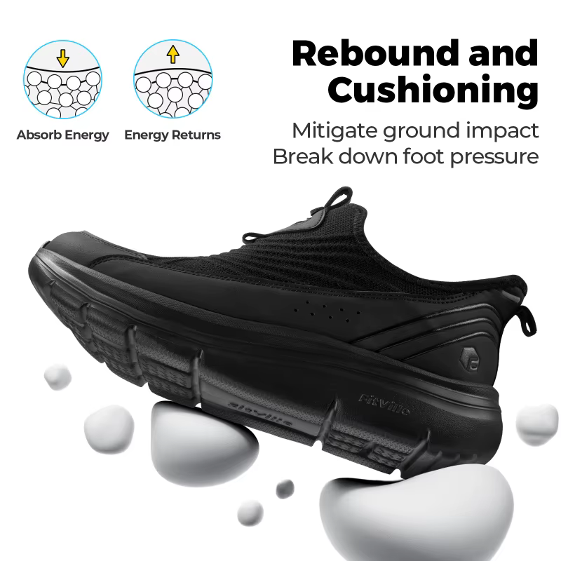 Chaussures de marche larges pour hommes