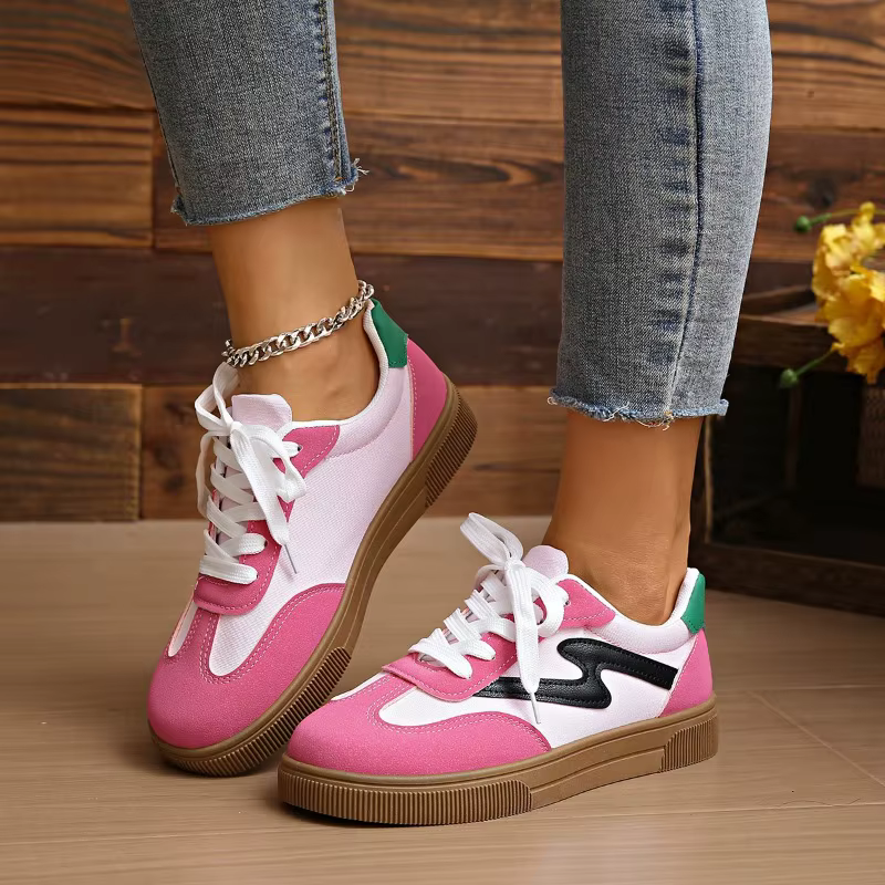 Baskets de tennis plates pour femmes