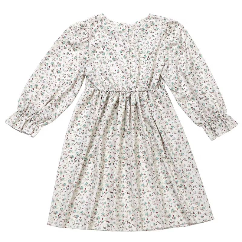 Robe à imprimé Floral mexicain de Style victorien pour filles, Costume de spectacle ethnique, tenue de fête de Festival avec chapeau, Costume de danse scolaire