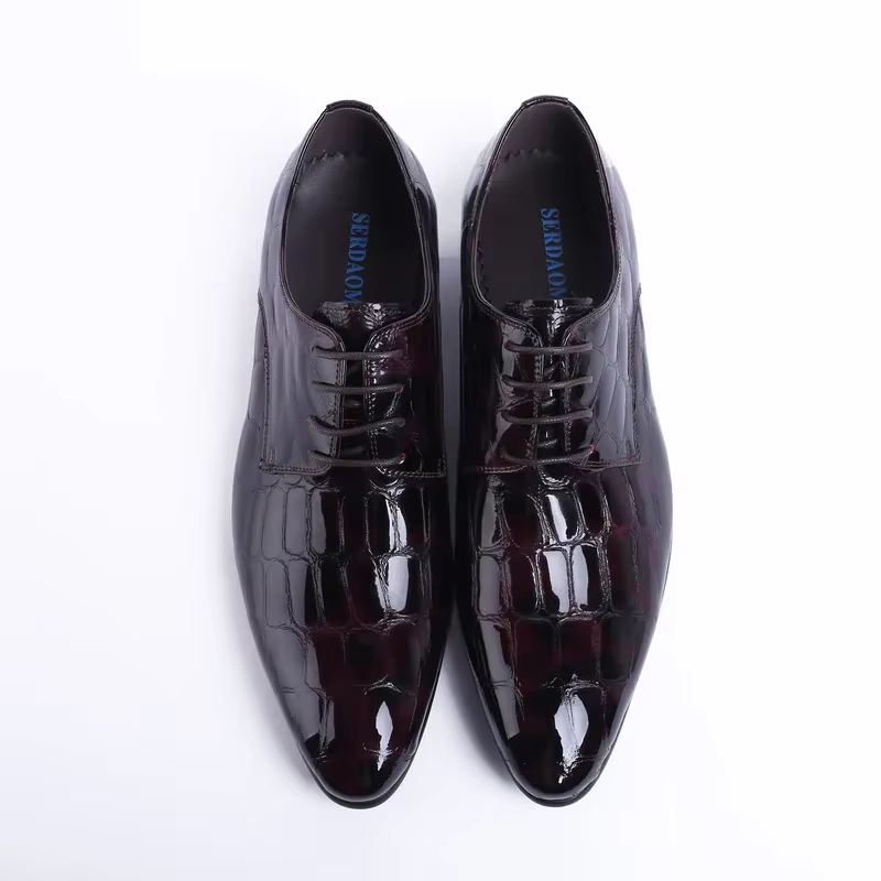 Chaussures en cuir de style européen pour hommes