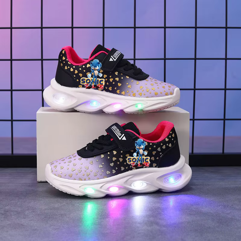 Baskets lumineuses Sonic : Nouvelles baskets LED pour étudiants