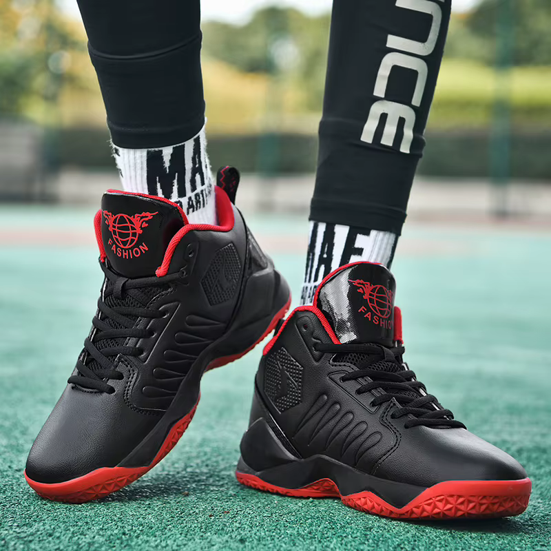 Chaussures de basket-ball respirantes coordonnantes pour hommes et femmes