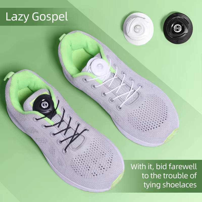 Lacets élastiques pivotants pour chaussures de sport