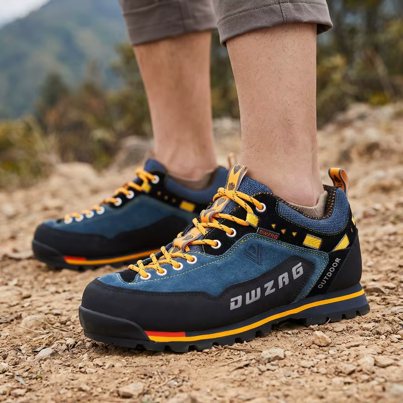 Chaussures de randonnée en plein air pour hommes, bottes antidérapantes, légères, respirantes, résistantes à l'usure, à la mode, confortables, chaussures de sport décontractées pour hommes