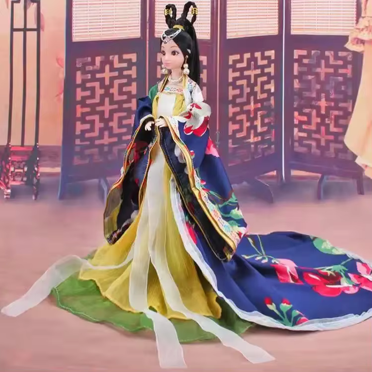 Robe de Cosplay pour Poupées Barbie, Vêtements de Soirée, Costume Traditionnel Chinois de miles des Prairies, Jouets pour Enfant, 1/6