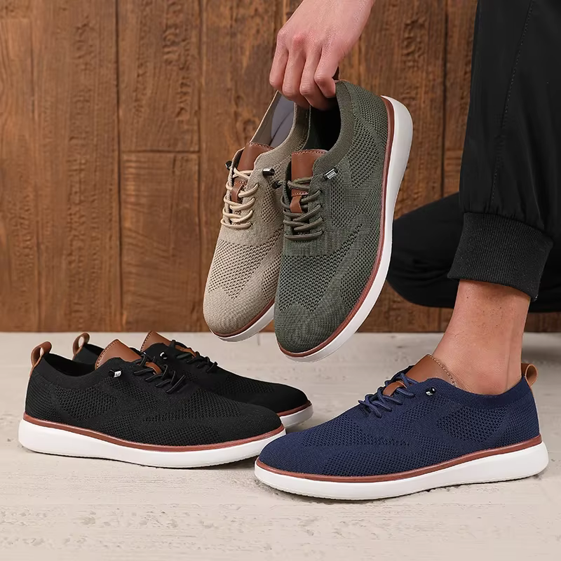 Chaussures de sport pour hommes à la mode Avant Garde maille tricotée respirant apparence tendance