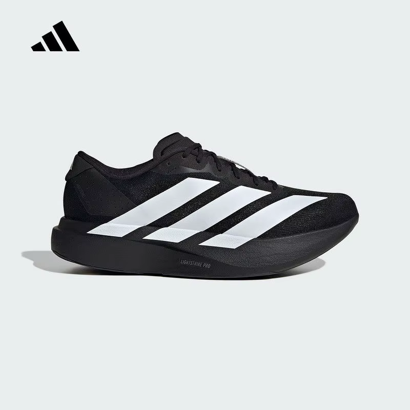 Adidas Adizero Evo SL Chaussures de course pour hommes JP7149 Noir Blanc Léger Respirant Amorti