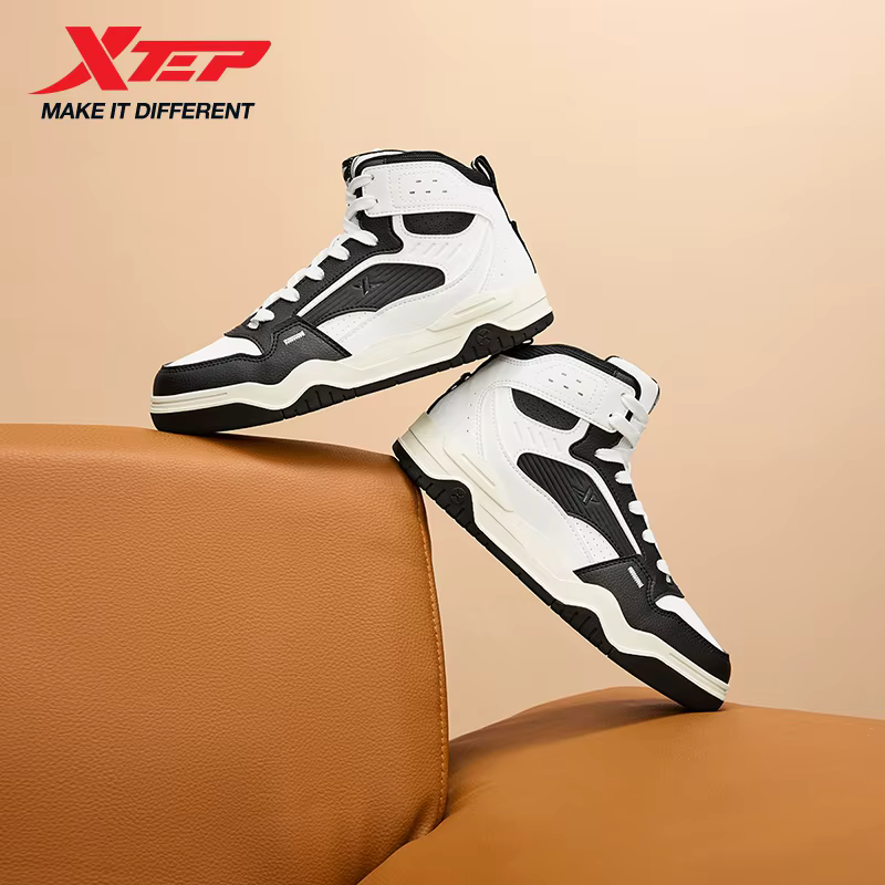 Xtep décontracté chaussures pour hommes Style de rue respirant mode Absorption des chocs durabilité coussin loisirs extérieur Sneaker 875319310001