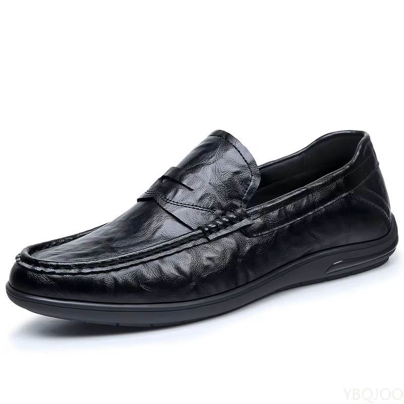 Chaussures plates décontractées à bout rond pour hommes