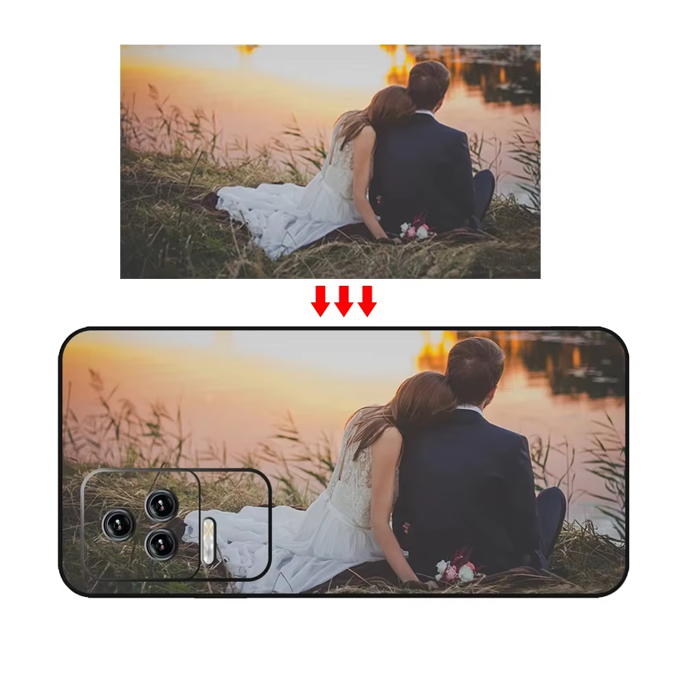 Coque personnalisée pour iPhone 17 Air 16 17e 16e 15 14 13 12 11 Pro Max Mini XR Plus – Housse antichoc en silicone souple mat avec photo personnalisable