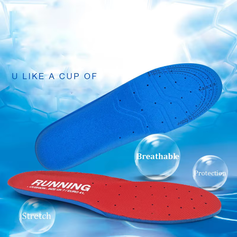 Semelles intérieures absorbant les chocs pour chaussures