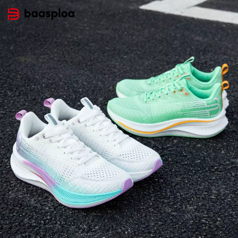 Baasploa – chaussures de course professionnelles à plaque de carbone pour femmes
