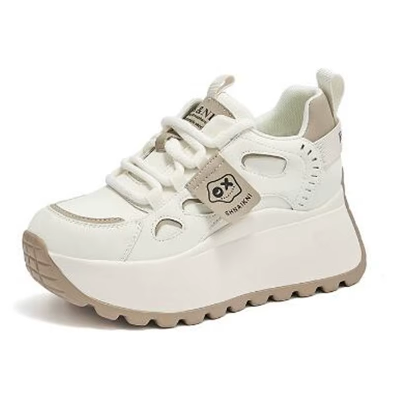 Nouvelle mode femmes papa chaussures printemps 2025 fond épais