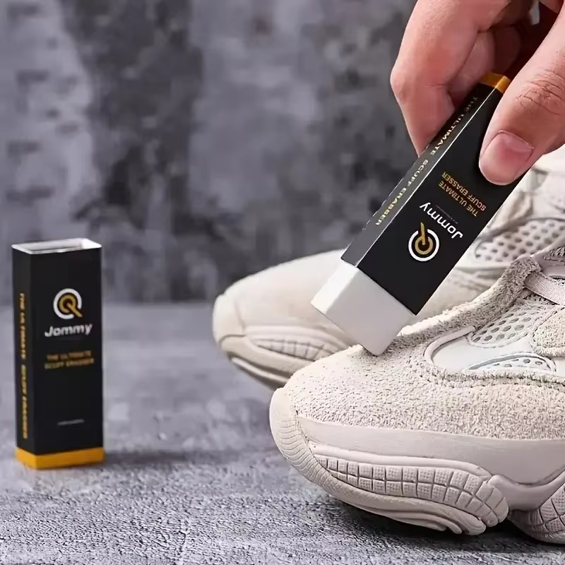 Gomme de nettoyage pour chaussures en cuir suédé Nubuck mat
