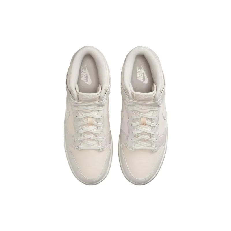 Nike Dunk Cream Canvas Fashion Classic Trendy Outfit Baskets mi-hautes légères