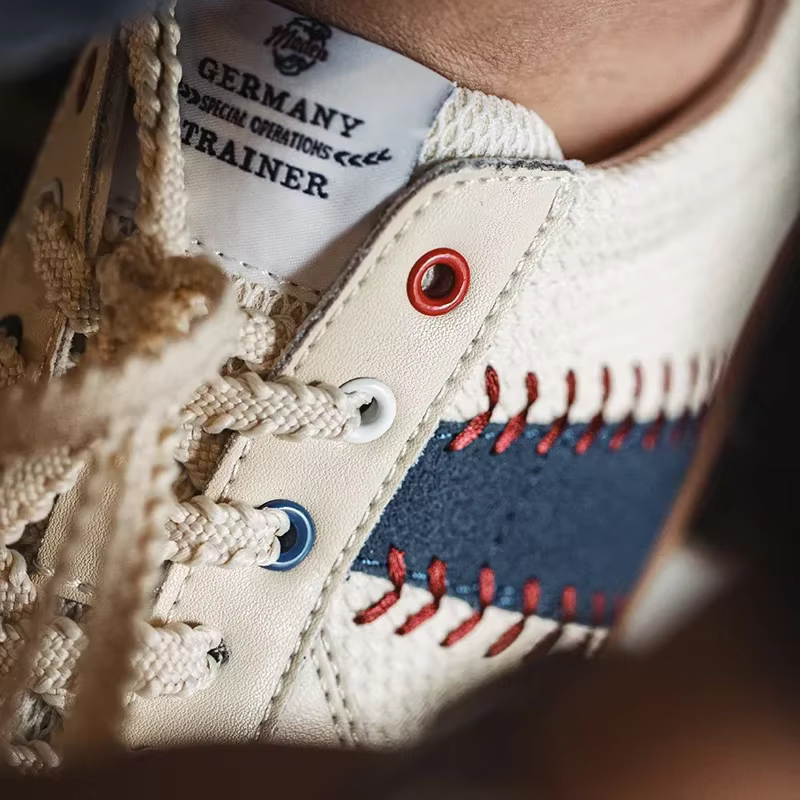 Maden Vintage allemand formation chaussures de Baseball pour hommes été blanc décontracté course