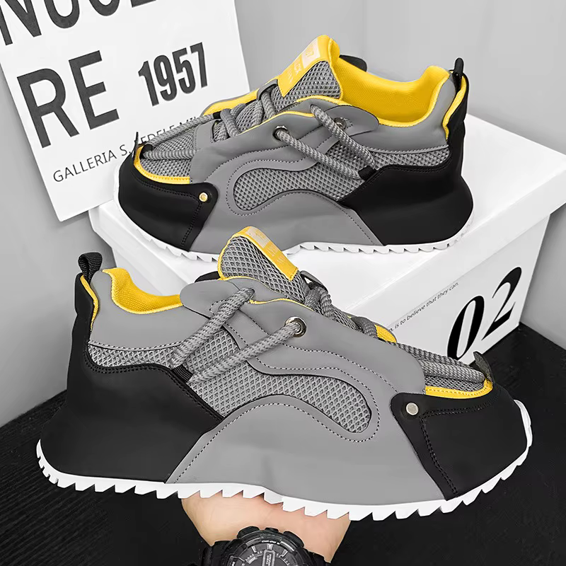 Baskets grande taille pour hommes mode chaussures décontractées en plein air respirant formateur Shhoes